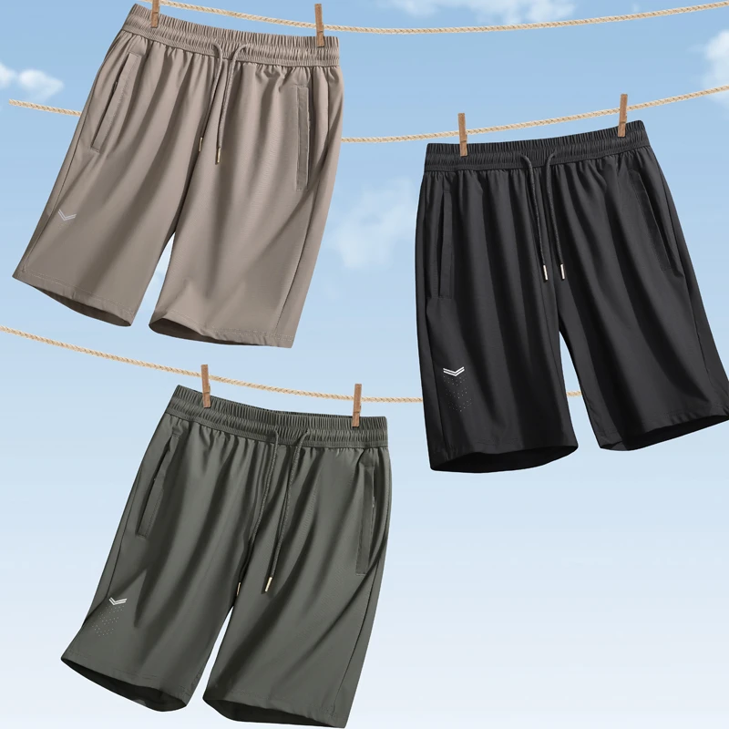 高大胖大码男装夏季速干透气五分短裤休闲百搭胖哥加大加肥短裤