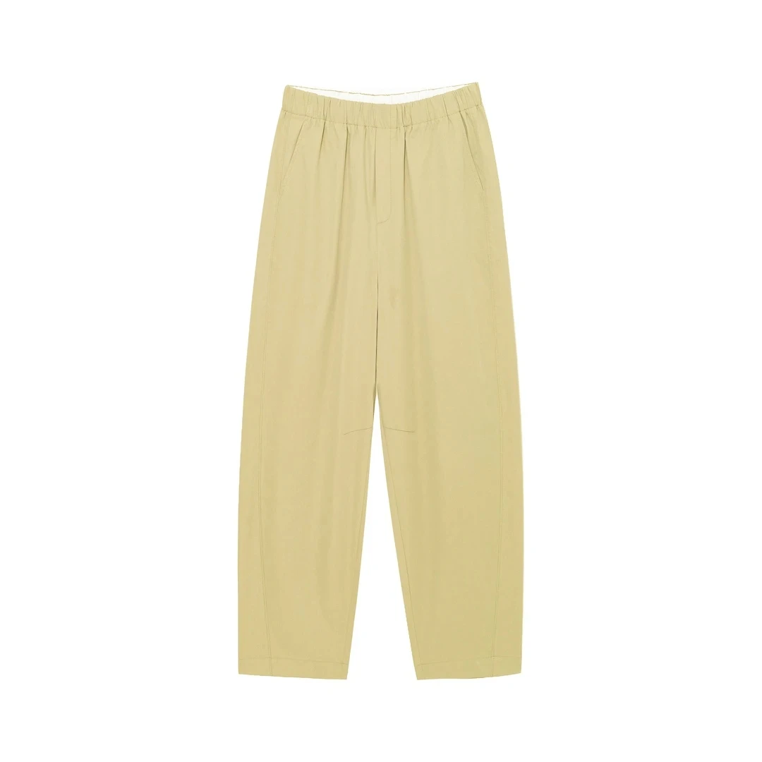 夏季薄款高腰显瘦九分裤宽松遮肉欧若风休闲直筒裤