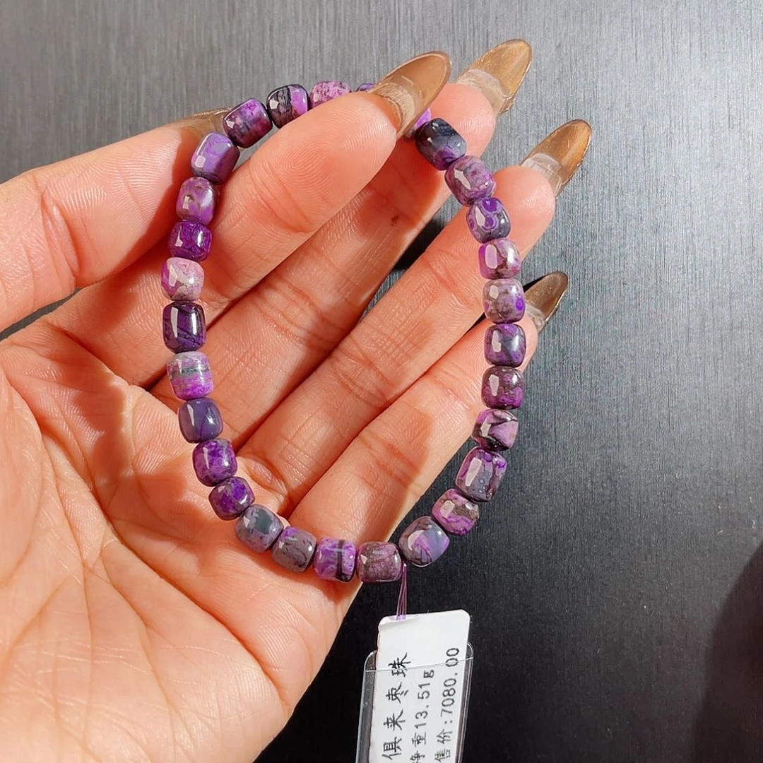 苏纪石（舒俱来）南非老矿料舒俱来手串未镶嵌