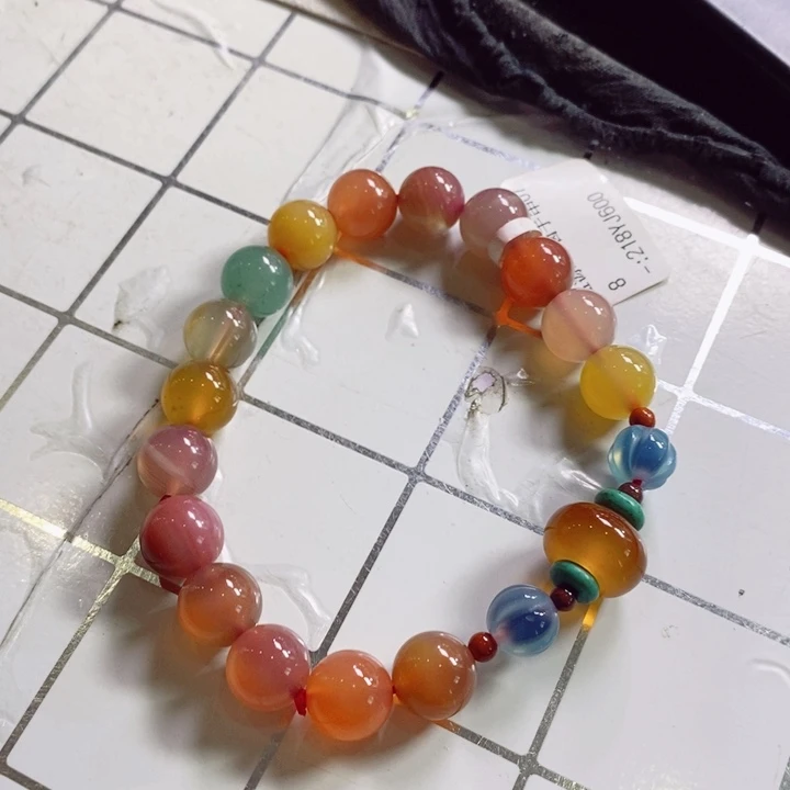 玛瑙/玉髓串未镶嵌