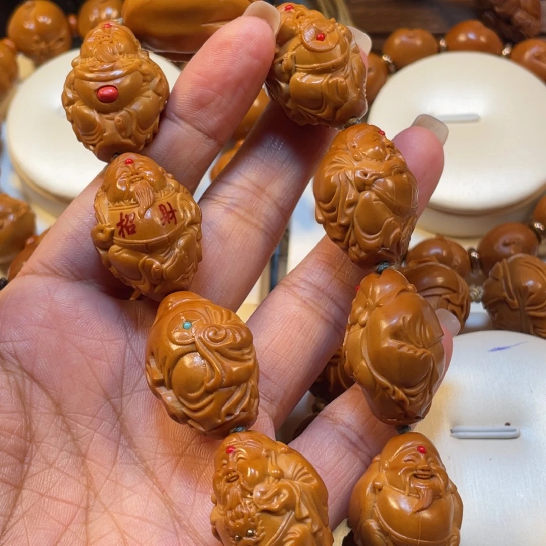 春阳财神橄榄核手串