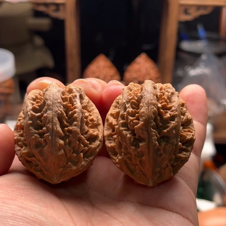 文玩核桃把件楸大胖73