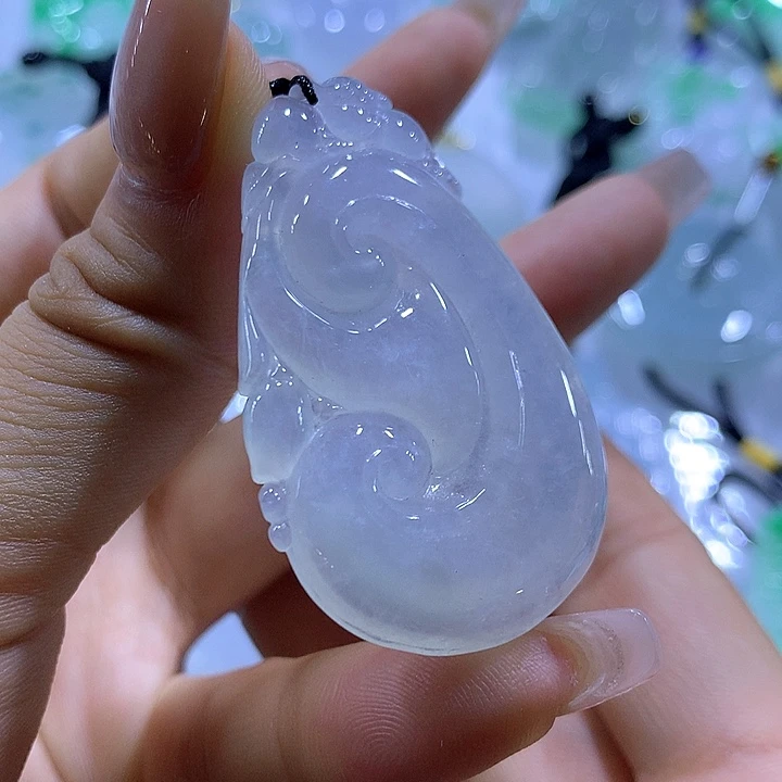 翡翠未镶嵌颈饰天然翡翠A货吊坠