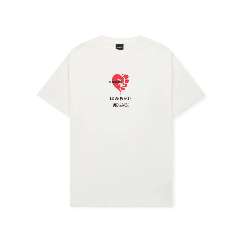 VETEMENTS【奥莱清仓】新潮男装男士短袖T恤流休闲宽松圆领65352011