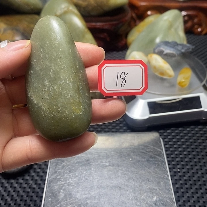 和田玉未镶嵌挂件18