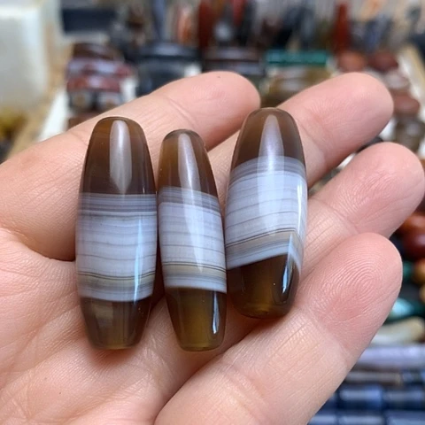 玛瑙/玉髓合金颈饰