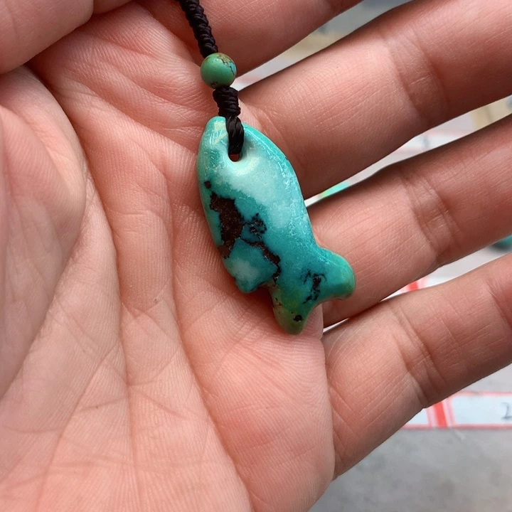 绿松石未镶嵌吊坠(不含链)