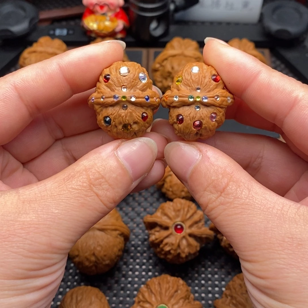 文玩核桃把件G**P元宝