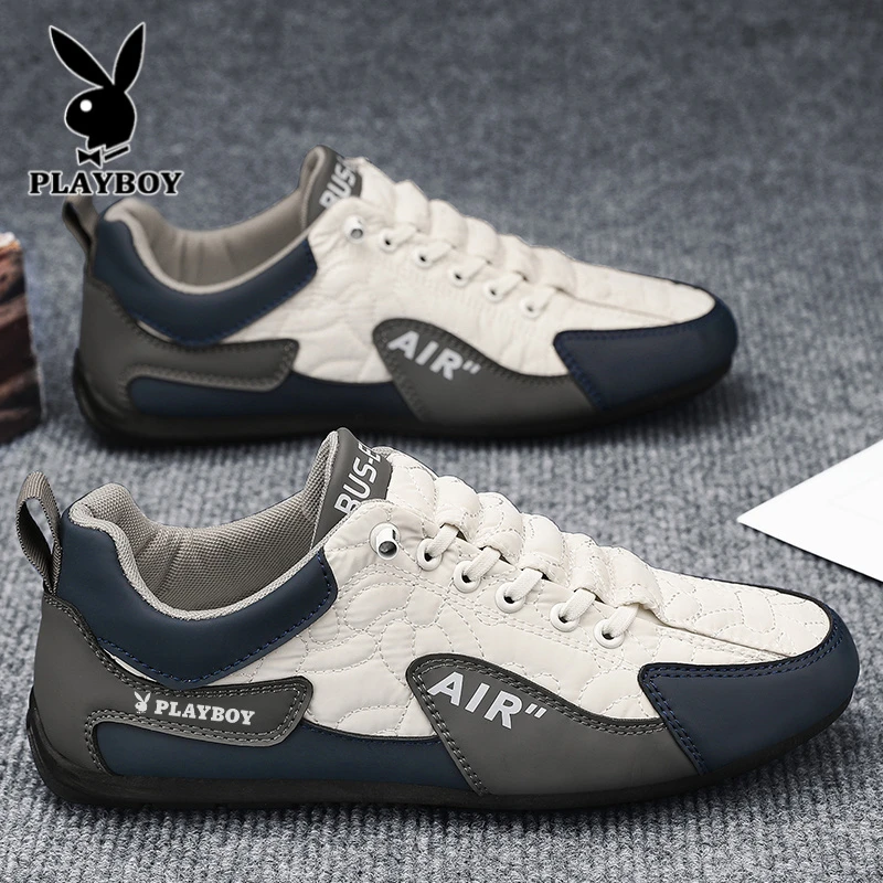 花花公子欧洲站男鞋2025秋冬季男士百搭防臭潮男士低帮软底休闲鞋