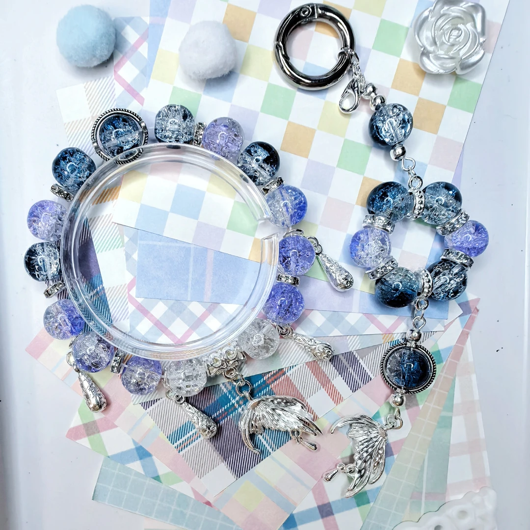 人鱼系列啵啵鱼尾印象挂件手机挂饰钥匙扣二次元周边学生闺蜜礼物