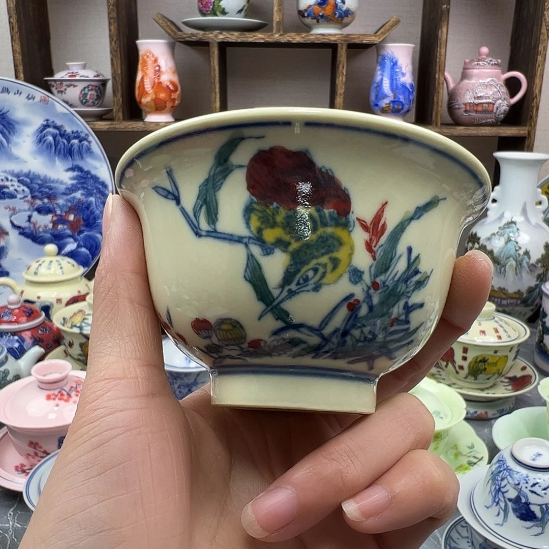 陶杯子景德镇陶瓷567老厂瓷68