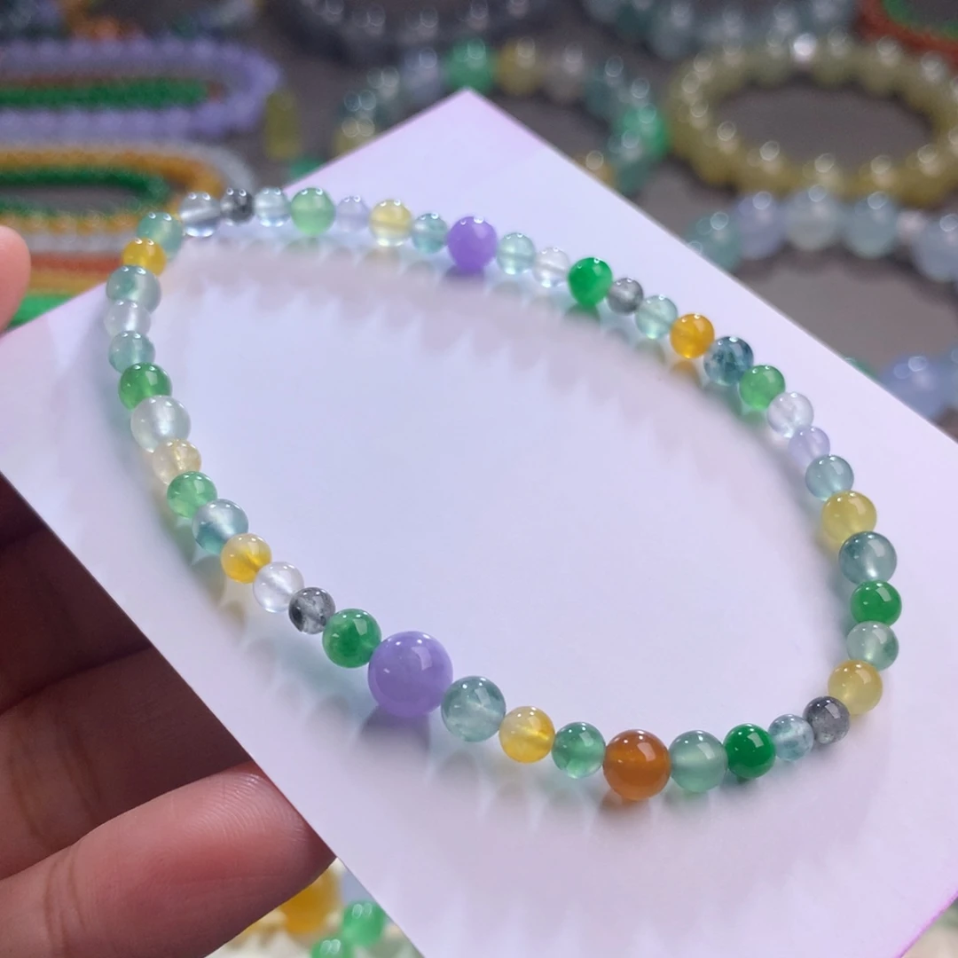 翡翠未镶嵌颈饰卡3.5～6.4