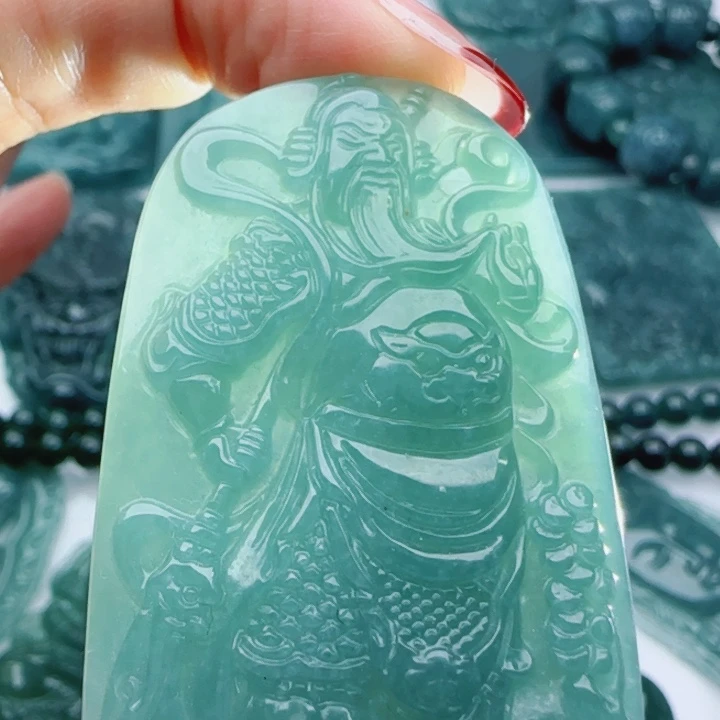 翡翠未镶嵌颈饰多样性发货天然A货翡翠