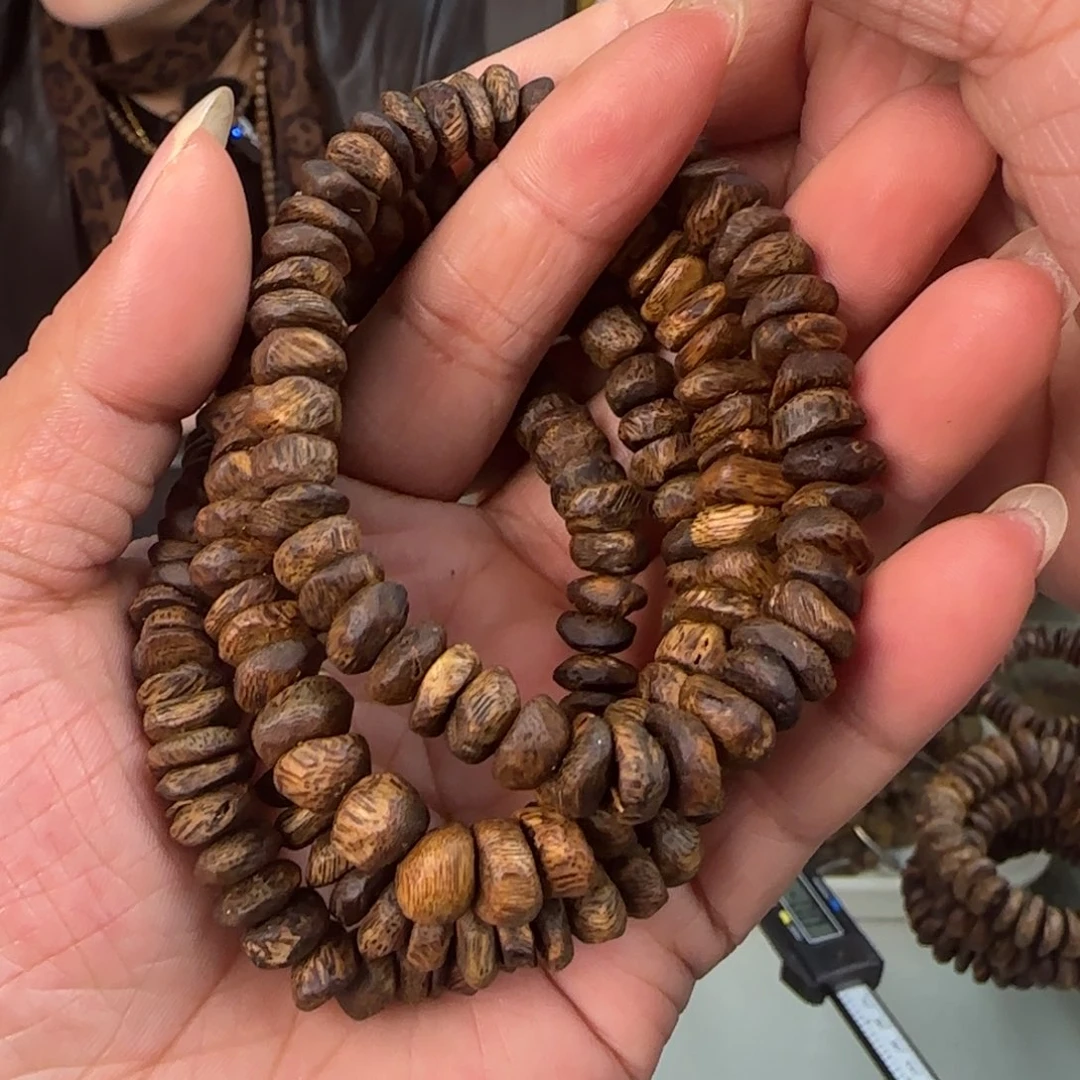 沉香手串多样性发1条树丁金沙叶高货09