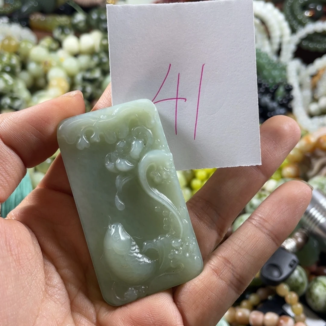 未镶嵌蛇纹石玉手链