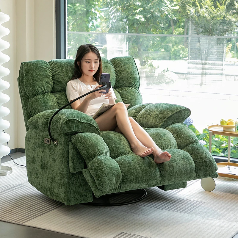 单人沙发可坐可躺多功能调节沙发客厅家用摇椅云朵懒人太空沙发舱