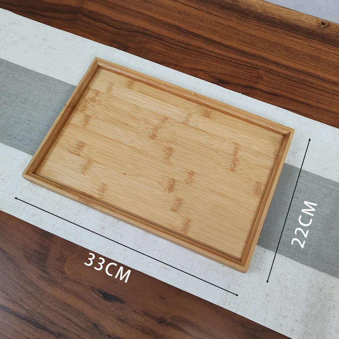 全竹茶托茶奉（33*22*2cm）