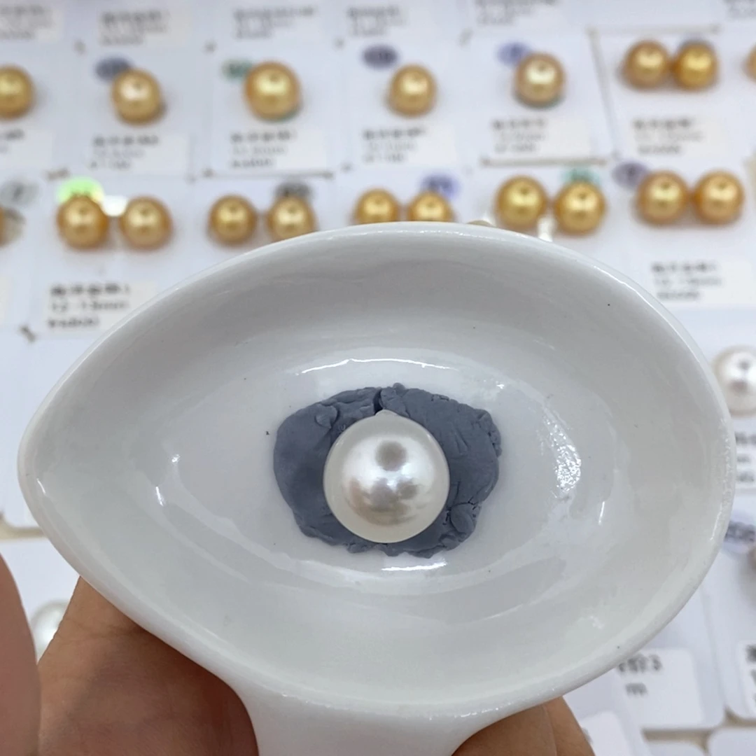 海水珍珠未镶嵌颈饰13-14mm澳白81