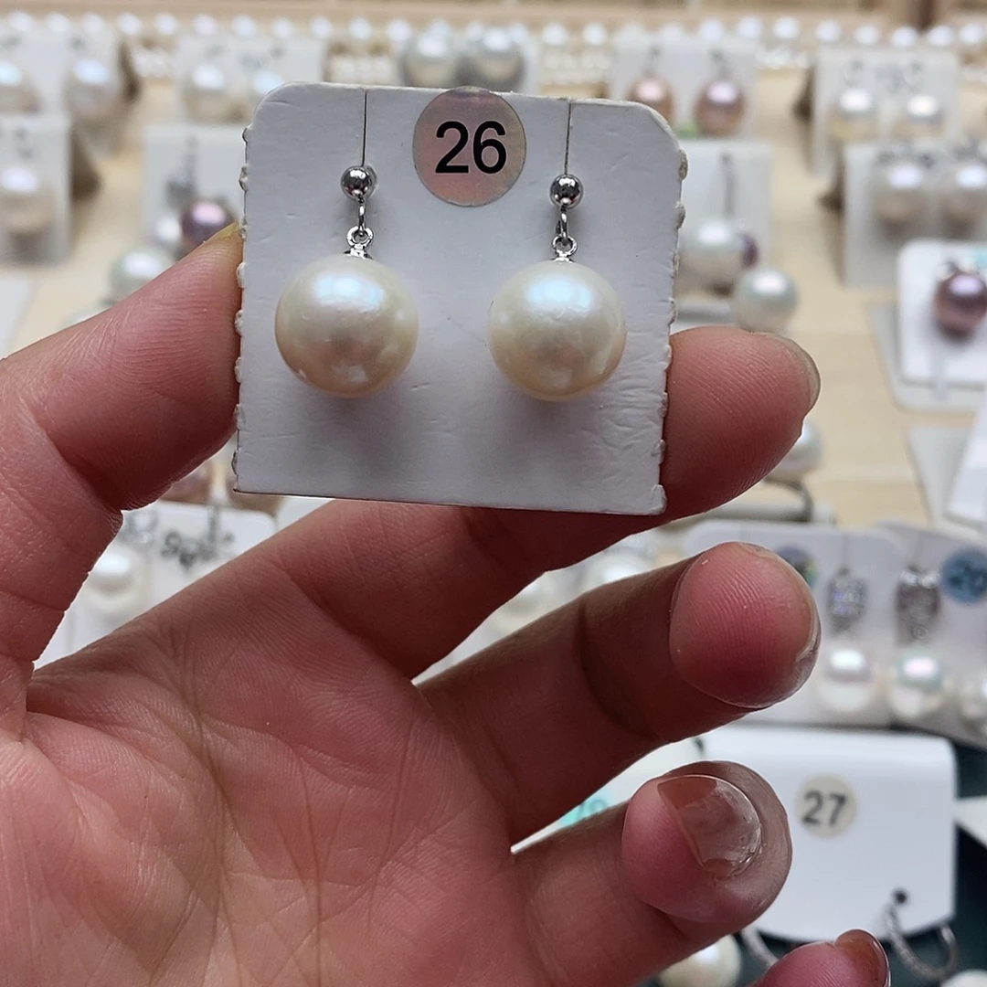 颈饰淡水珍珠银S925镶嵌