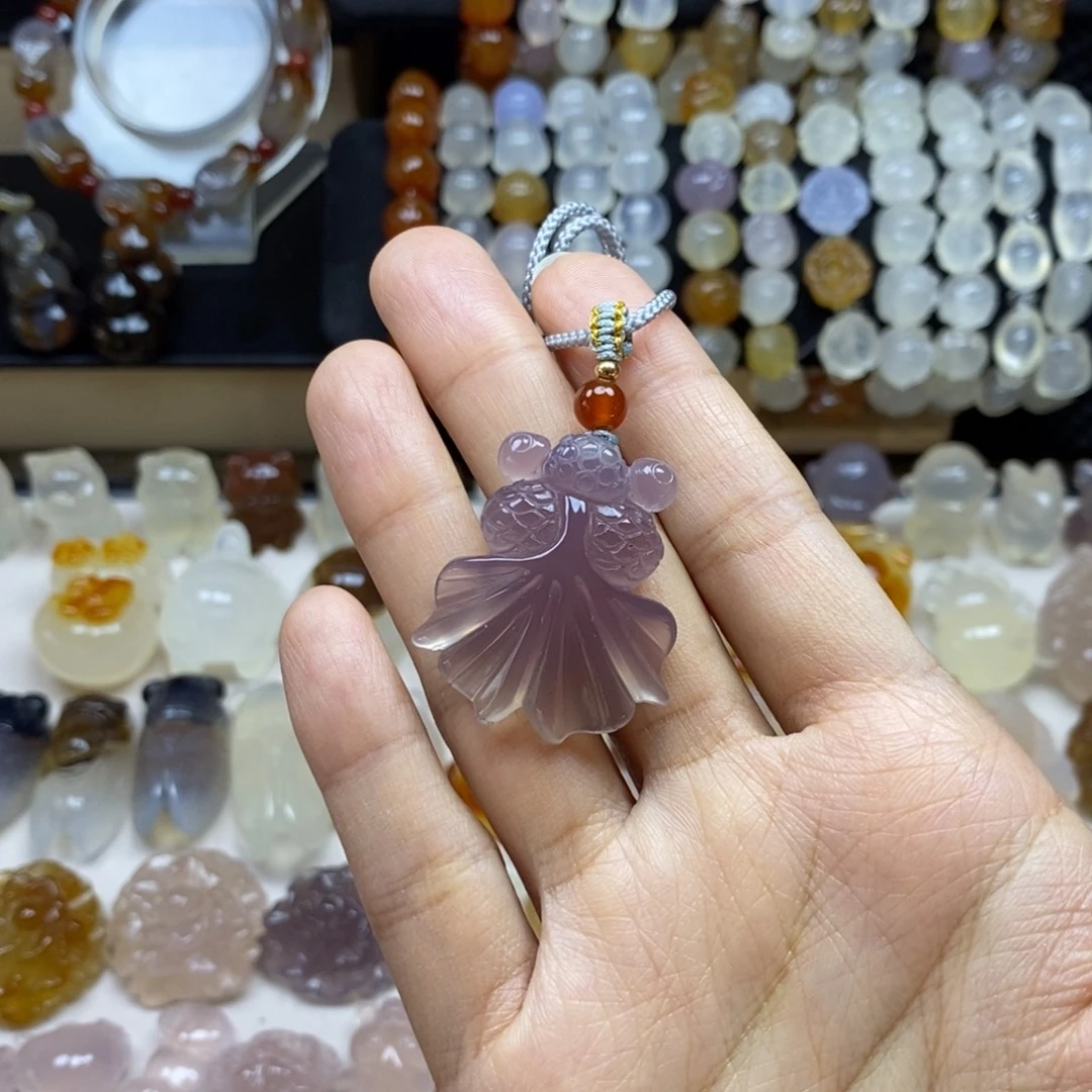 玛瑙/玉髓未镶嵌颈饰