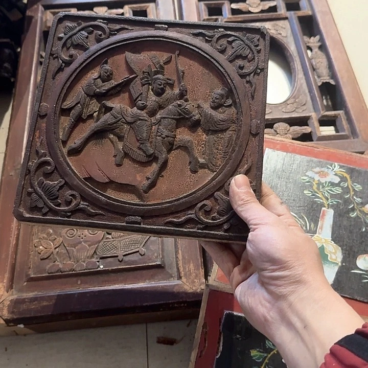 雨***田香榧木看木雕的时候就觉得