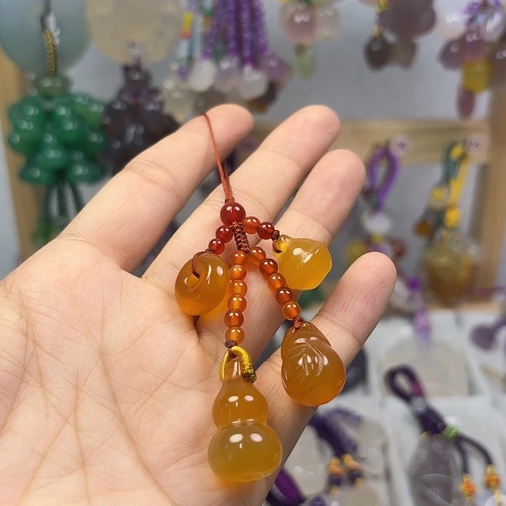 手机挂件，黄色款葫芦