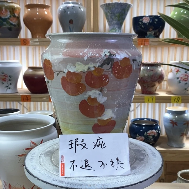 罐手工高温陶瓷，无瑕不成瓷