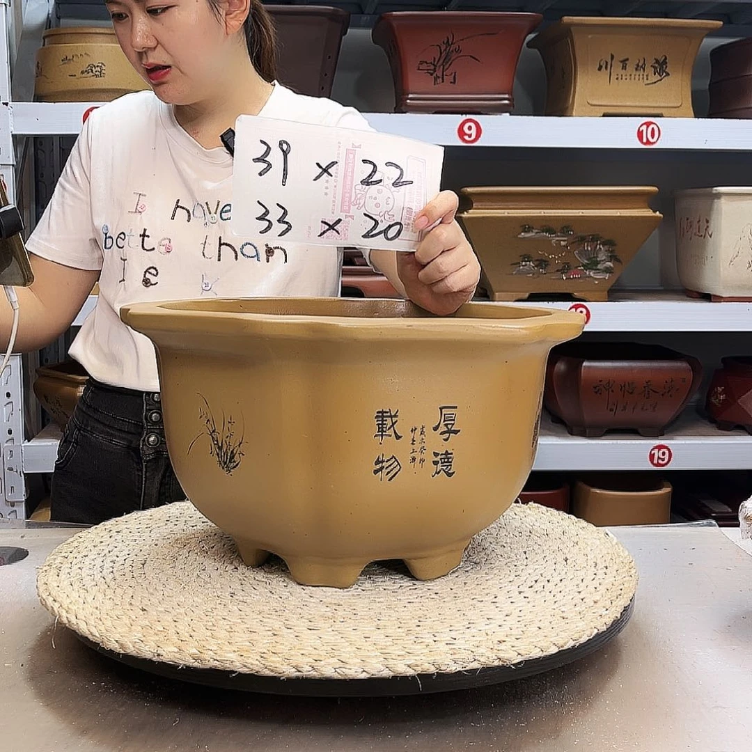 紫砂花盆紫砂花盆