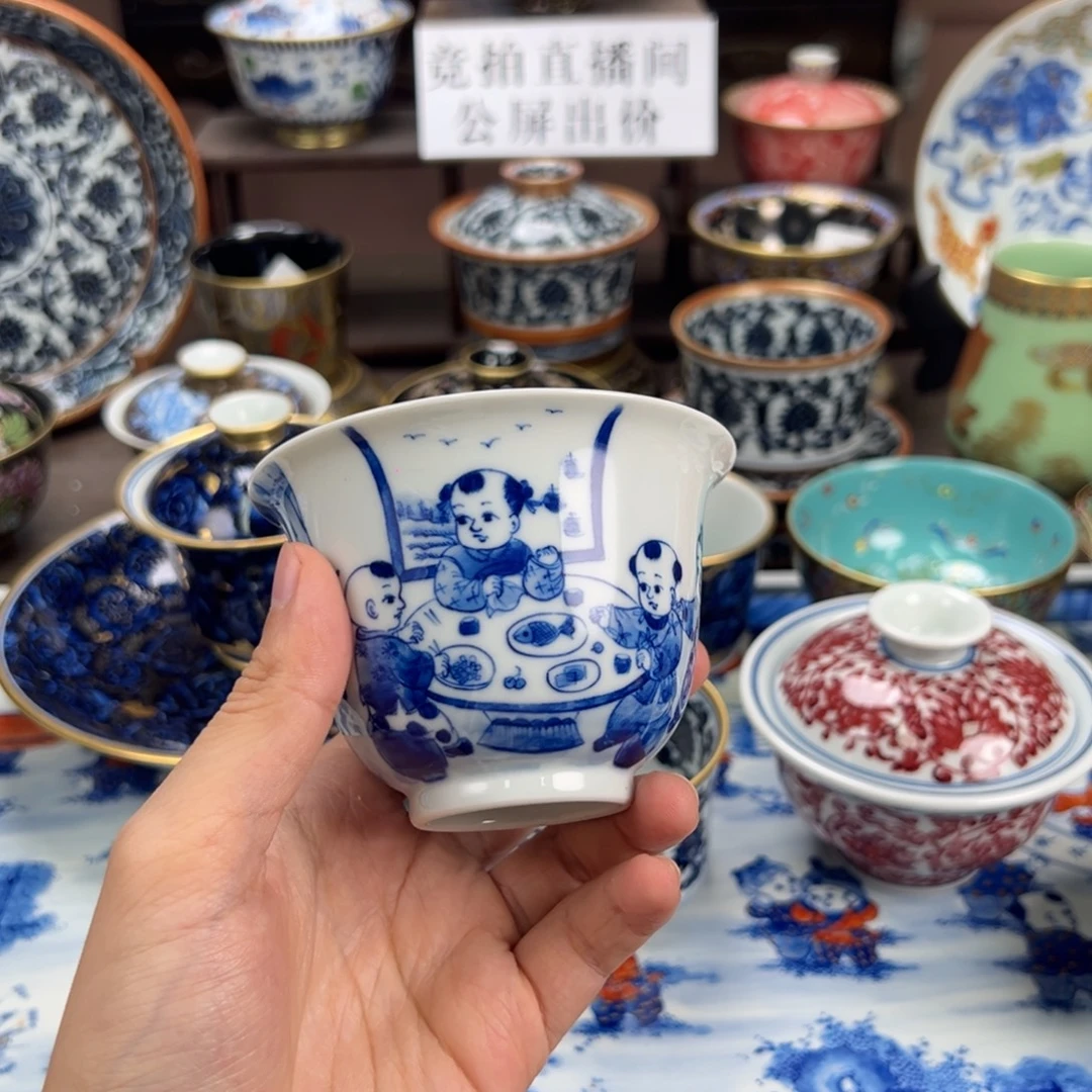 @****瓷片景德镇手工手绘陶瓷