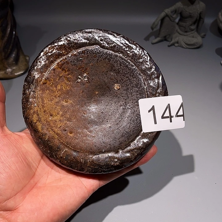 泥舍柴烧侘寂风茶器