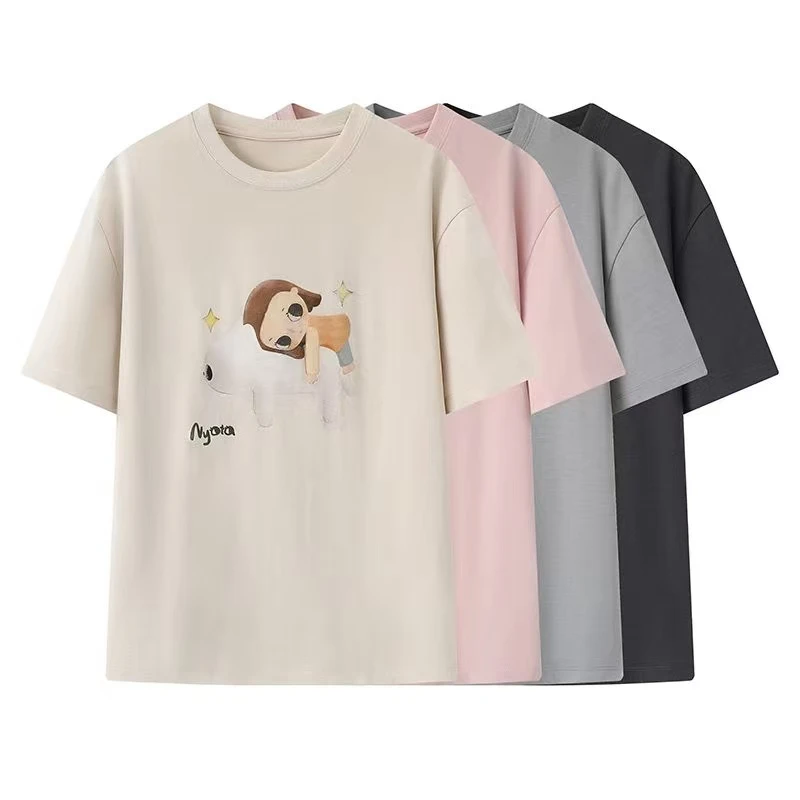 VO2025春季新款卡通泡泡马特短袖T