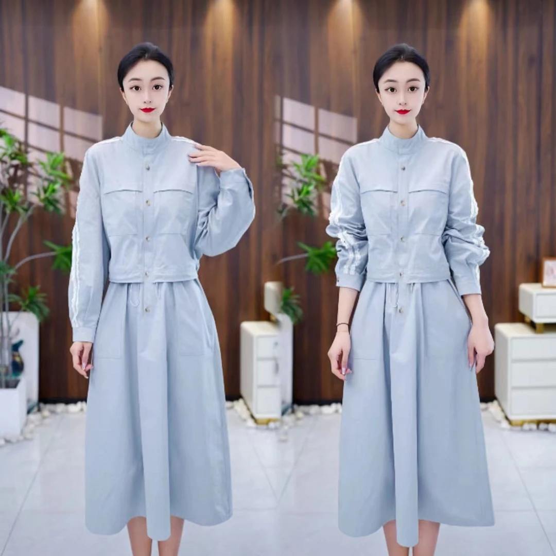 春季新款时尚显瘦百搭 设计感连衣裙