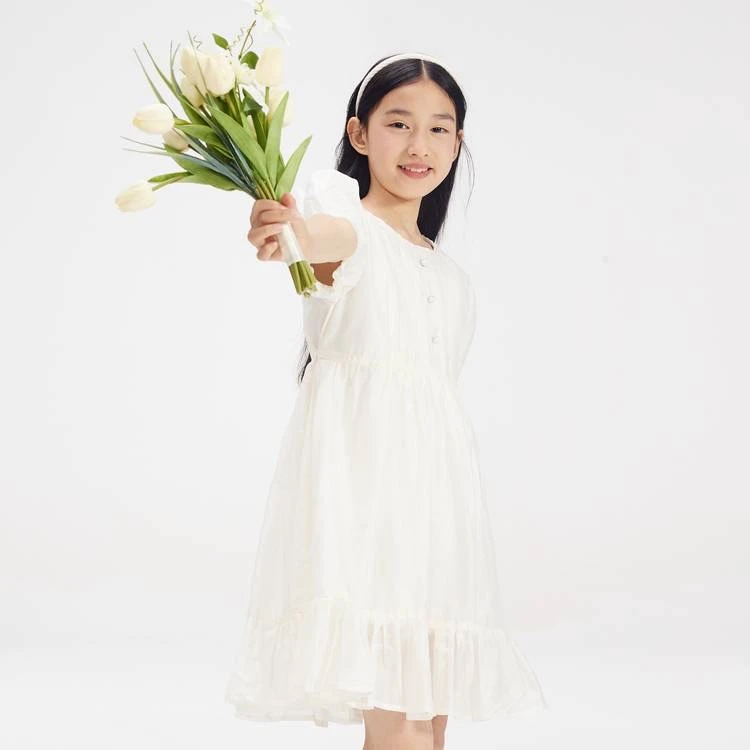 【直播单件包邮】多多一上女中大童新中式连衣裙（140-170）2125A38X