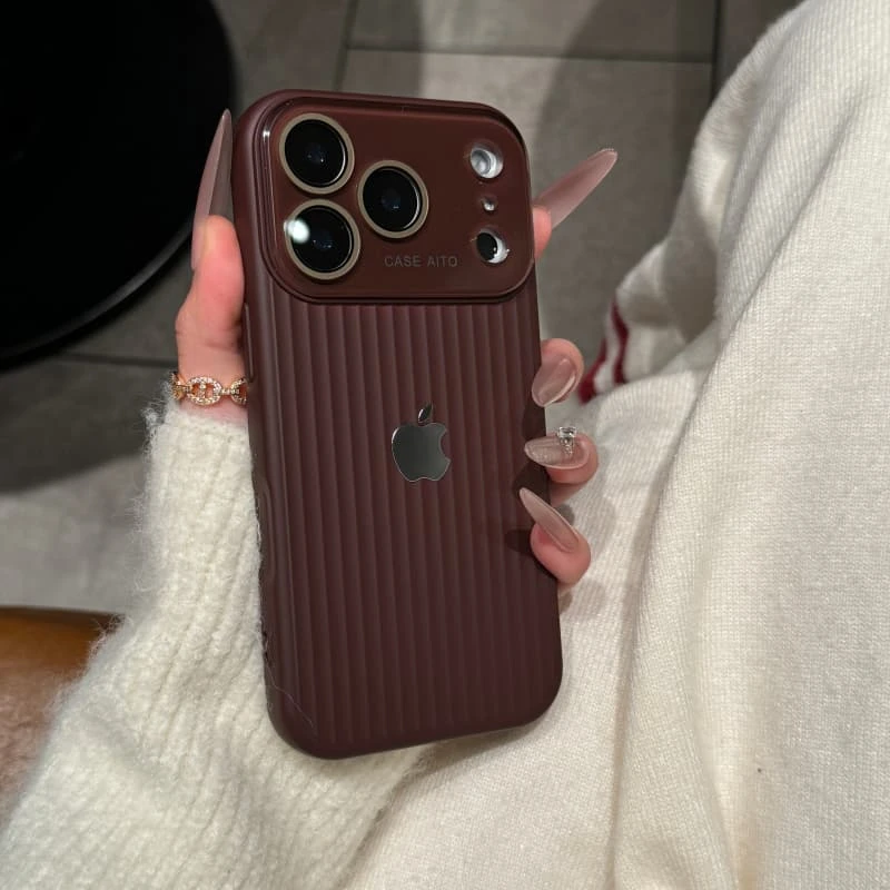 新款高级瓦楞秒变全包适用iPhone17手机壳苹果16promax简约15女14