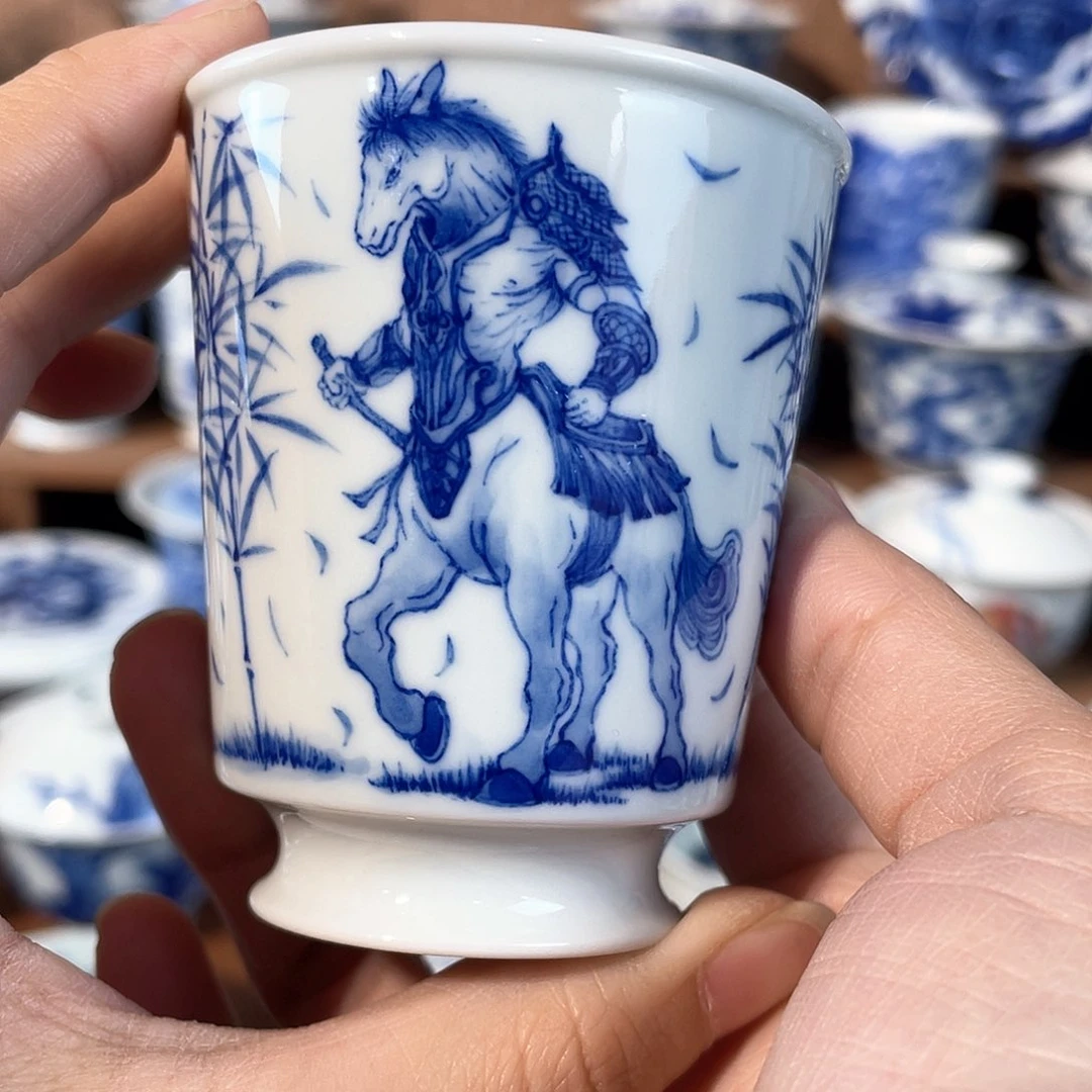 泥藝瓷梦十二生肖马杯