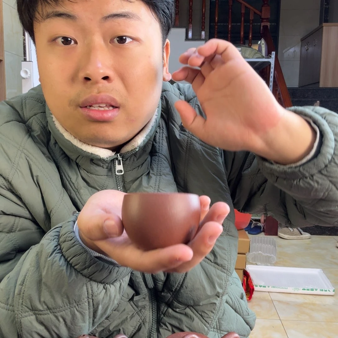 紫砂茶壶机车 手工泥杯