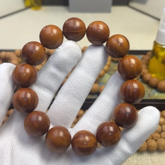 手串猴头核桃色差龙头光珠18+