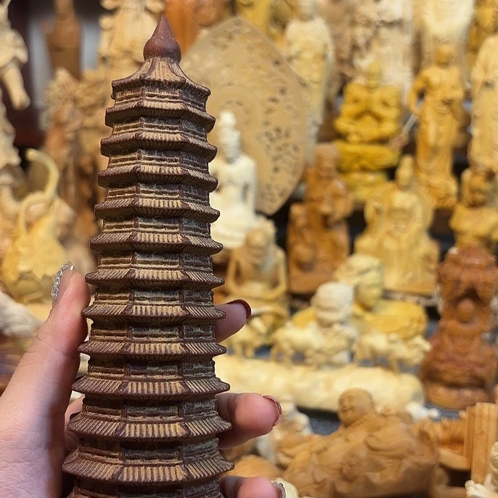 檀香紫檀（小叶紫檀）小叶紫檀瑕疵文昌 塔