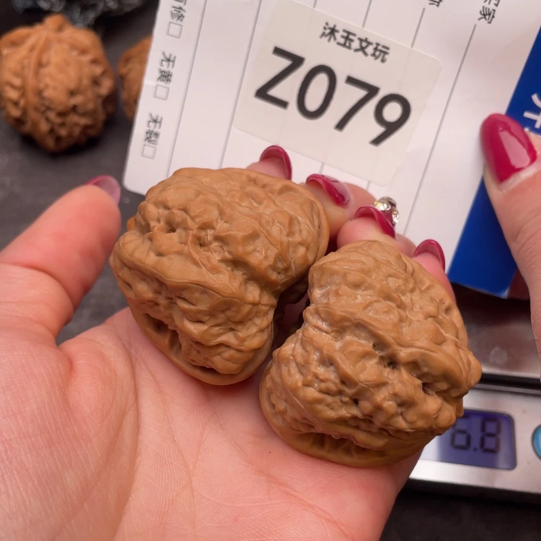 把件文玩核桃414236三角