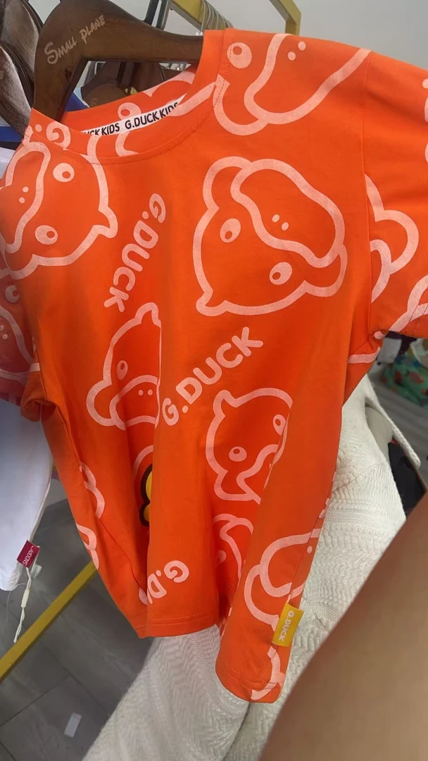 119童装T恤男童女童中大童休闲夏季T恤KC024