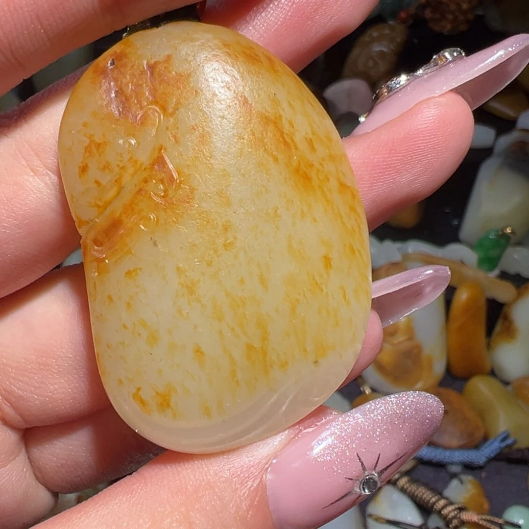 和田玉吊坠(不含链)未镶嵌