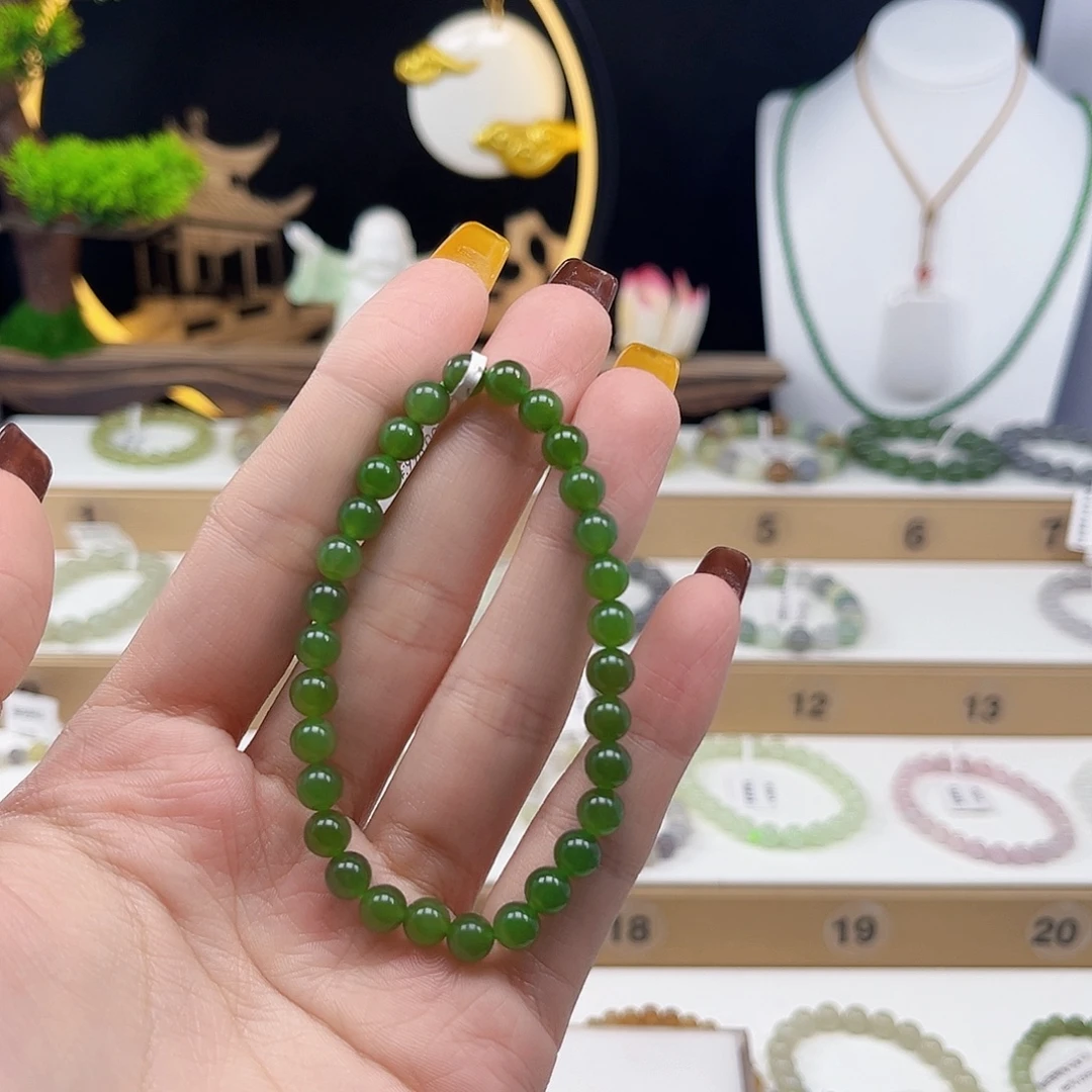 和田玉未镶嵌手串