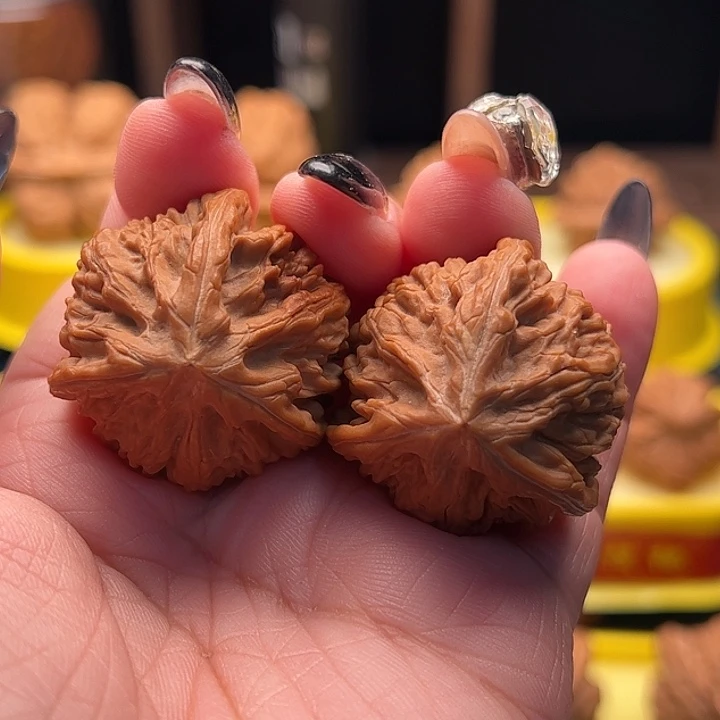 吊坠文玩核桃御龙粗筋三棱 小手捻33尺 全品