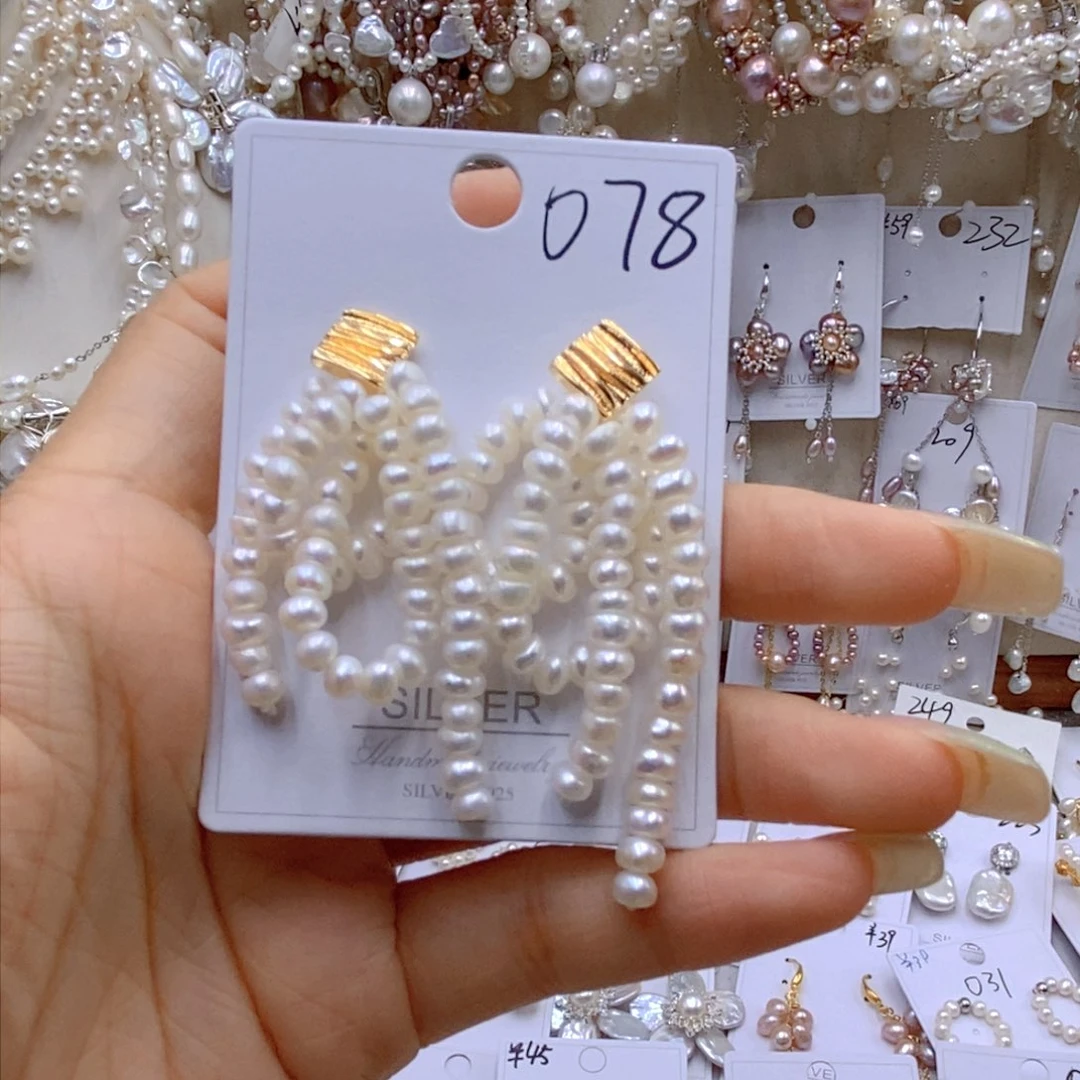 淡水珍珠银S925镶嵌颈饰