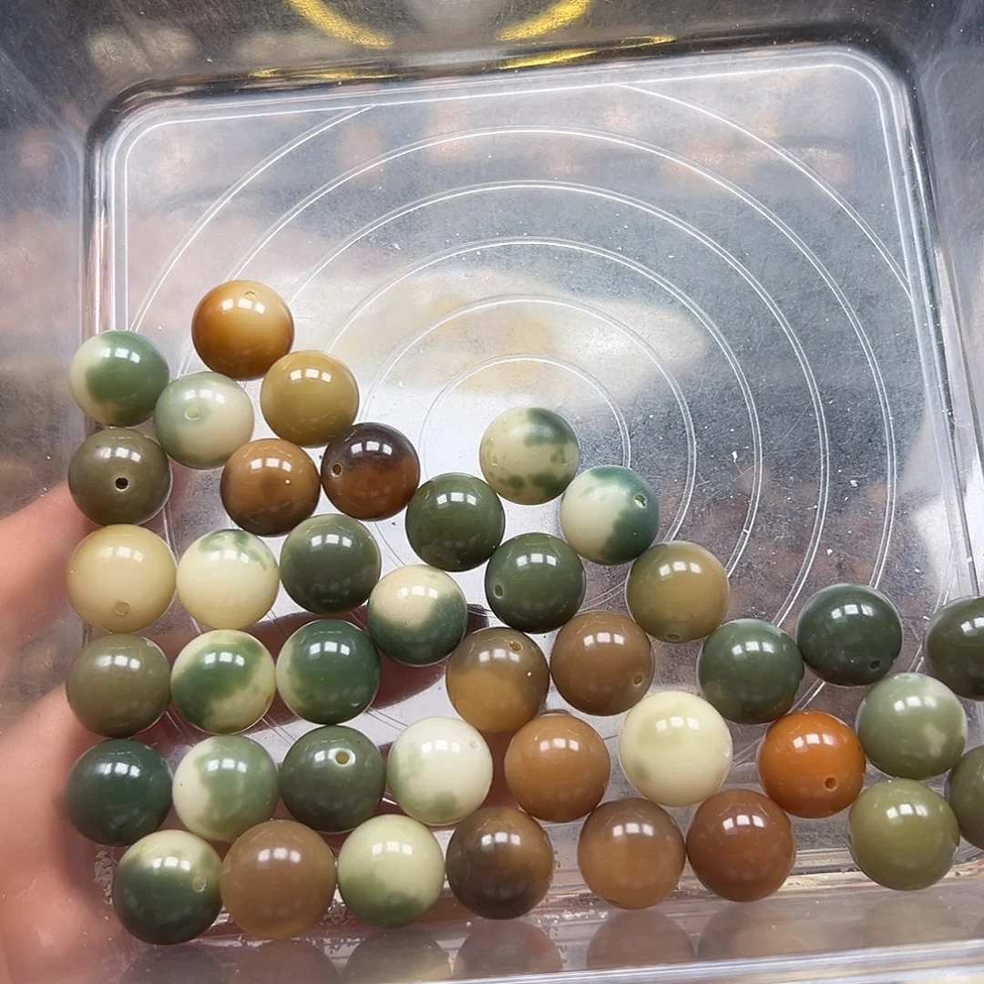 菩提根/象牙果手串瑕疵15左右非料圆40颗