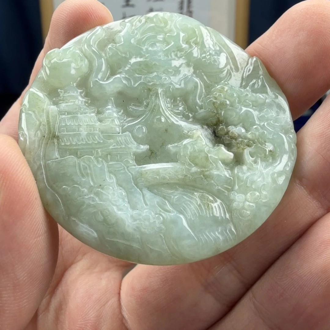 翡翠未镶嵌颈饰翡翠
