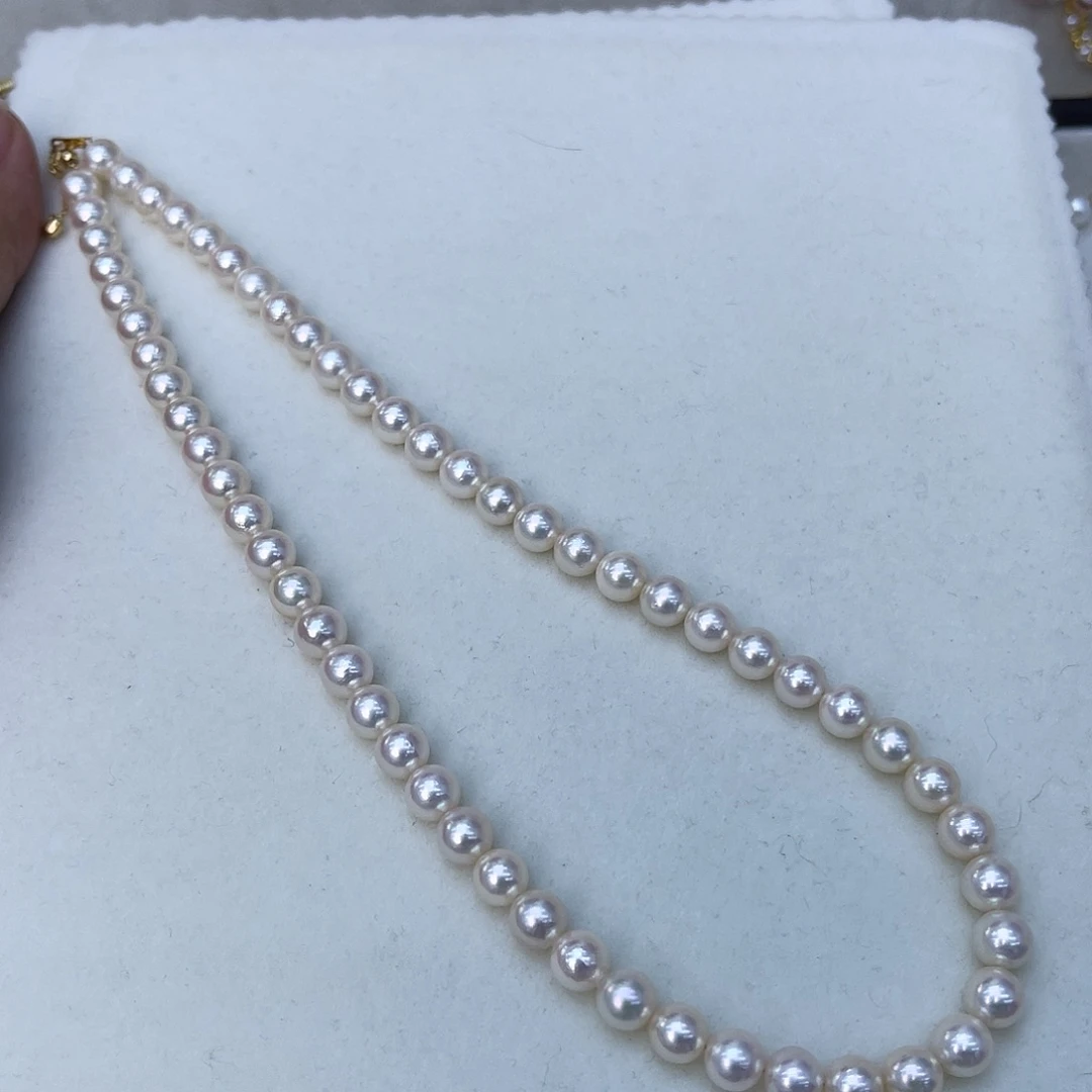 海水珍珠18K金镶嵌颈饰