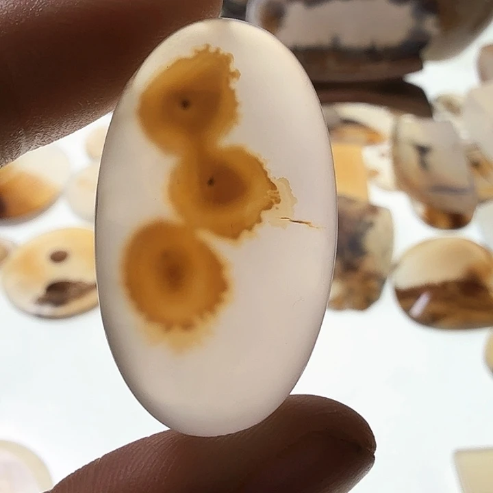 未镶嵌玛瑙/玉髓珠宝半成品