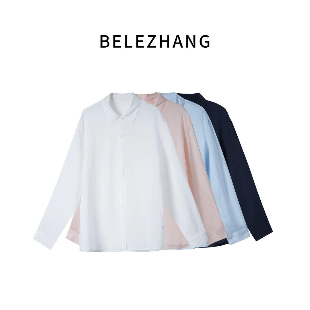 BELE ZHANG【老钱风衬衫】宽松轻薄透气衬衫-4911