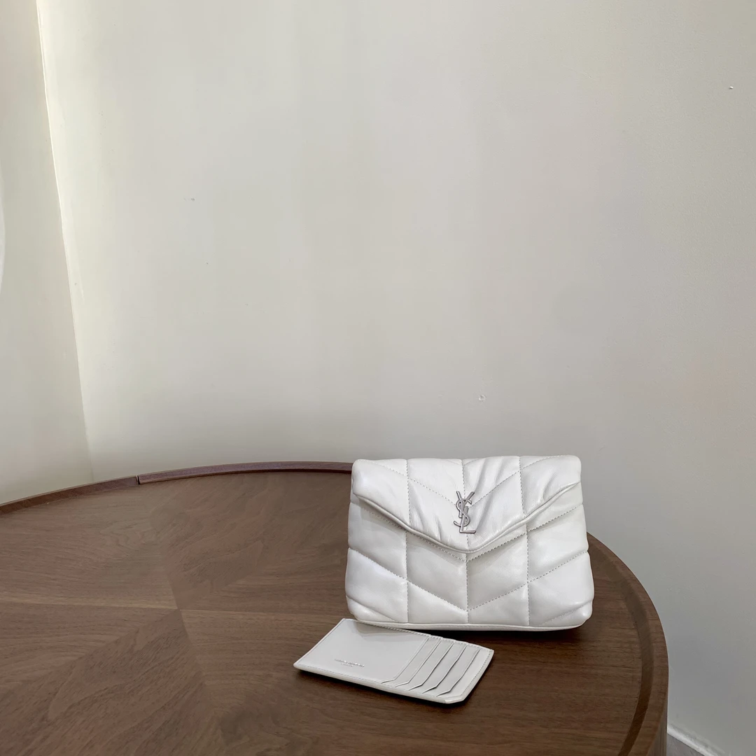 99新 YSL/圣罗兰 YSL圣罗兰云朵手拿包